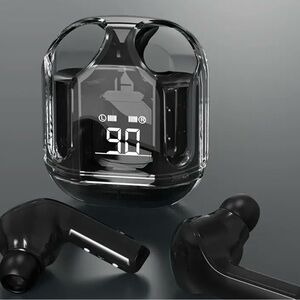 Brand New Black Wireless Earbuds with Charging Case